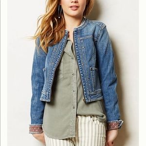 anthropologie pilcro jean jacket